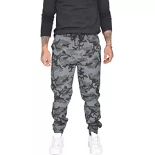 Calça Jogger Bege Track Pants Fitness Masculina Pronta Entre