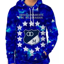 Chompa Buzo Saco Sudadera Hoddie Millonarios Fc