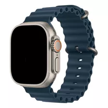 Pulseira Oceano Para Apple Watch Ultra 49mm - Azul