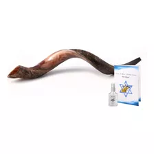 Shofar Shofar De Cuerno Kudu Yemenita Con Spray Antiolor Gra