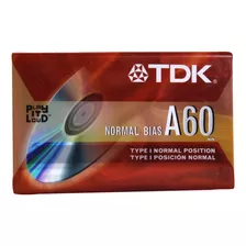 Cassette De Audio Tdk A60 Normal Bias. Play It Loud 