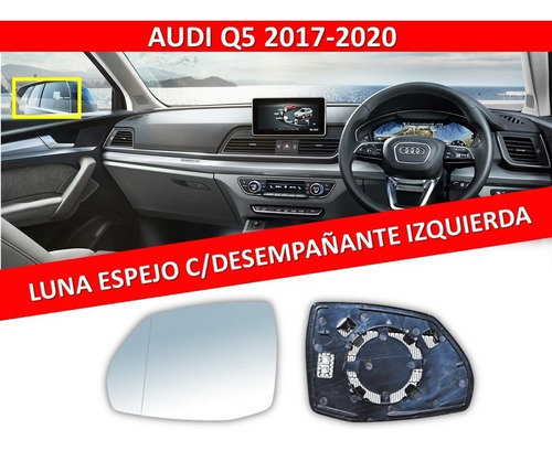 Luna Espejo C/desempaante Audi Q5 2017-2020 Izquierda Foto 2