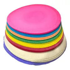 Obleas De Colores Sabor Natural Paquete 36 Pz 23 Cm Diámetro