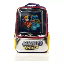 Mochila Paw Patrol Movimiento Lenticular De Chase Y Marshall Color Azul Marino