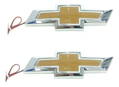 2pcs Luz Led Con Logotipo De Coche Con Emblema Chevrolet Foto 4