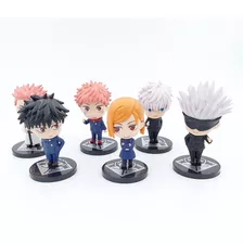 Set De 6 Figuras Jujustu Kaisen Anime Colección Yuji Satoru