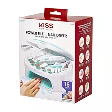 Secador De Uñas Kiss Power File X, Kit De Cuidado De Uñas To