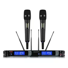  Microfone Sem Fio Duplo Uhf Profissional Skm9000