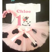 Tutu Vaca Lola Personalizado Zenon