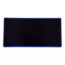 Mouse Pad Gamer Mbtech Mb84263 De Tecido E Borda Com Costura 350mm X 700mm X 30mm Azul
