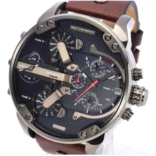 Reloj De Cuero Diesel Hombre Dz7314 Mr Daddy 2.0 Marron