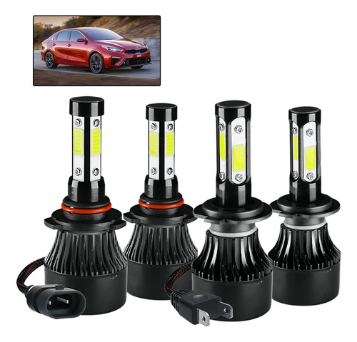 Kit Faros Delanteros Led Luz Alta Y Luz Baja Para Kia