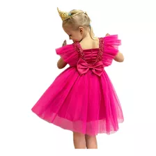 Vestido De Princesa De Tule Para Meninas