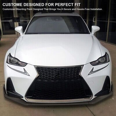 Fits 2017-2020 Lexus Is200t Is300 Is350 Black Front Bumpe Kg Foto 8