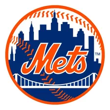 Adesivo Externo - New York Mets - 10cm X 10cm - Redondo