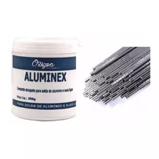 Vareta De Alumínio Aws 4047 2.4 Mm 1kg + Fluxo De Aluminio