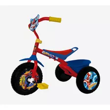 Triciclo Mid Spiderman Unibike En Caja Cuadro De Acero 