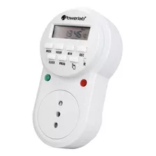 Timer Electrico Enchufe Digital Semanal Powerlab