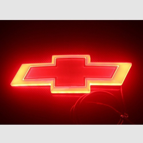 Logotipo De Automvil Luminoso Led De Chevrolet Luz Fra, Foto 2