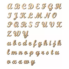 50 Letras Ou Números Mdf Com 2,5cm De Altura Letras Cursivas