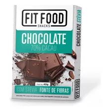 Chocolate 70% Stevia Fit Food 40g