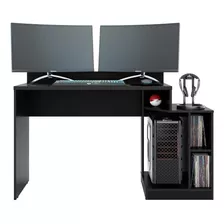 Mesa Para Computador Avatar Preto Fosco Liso