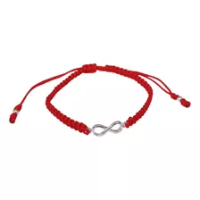 Pulsera Hilo Rojo Infinito Plata 925