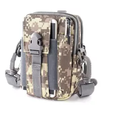 Mochila Táctica Militar Multiuso Celular Cartera Bolsa