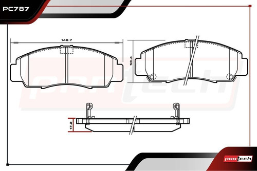 Balatas Delanteras Acura Tsx 2005 Foto 2