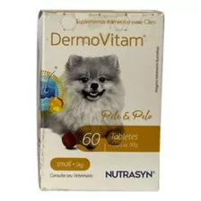 Dermovitam Pele E Pelo Cães Pequenos - 60 Tabletes Nutrasyn