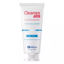 Gel Dermolimpiador Facial Cleanex Free X 150 Gr 