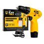 Parafusadeira Furadeira The Black Tools Tb12a 3/8 A Bateria Cor Amarelo Frequência 60hz 127/220v