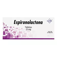 Espironolactona 25mg C/20 Tabletas Ultra