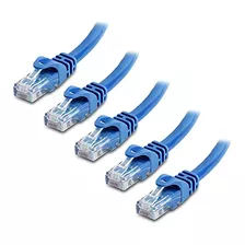 Paquete De 5 Cables Cat6 Ethernet De 1.5 Pies De Alta V...