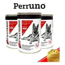 Alimento Para Perro Perruno 12 Latas 300 Grs C/u Sabor Cerdo