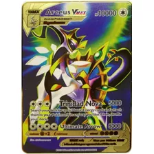 Carta Pokemon De Metal Arceus Vmax 10000hp Azul