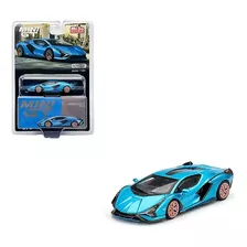 Mini Gt Lamborghini Sian Fkp 37 Blu Aegir #573 Mijo Exclusiv