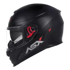 Capacete Asx Eagle Sv Solid Preto Fosco Masculino/feminino Tamanho Do Capacete 60-l