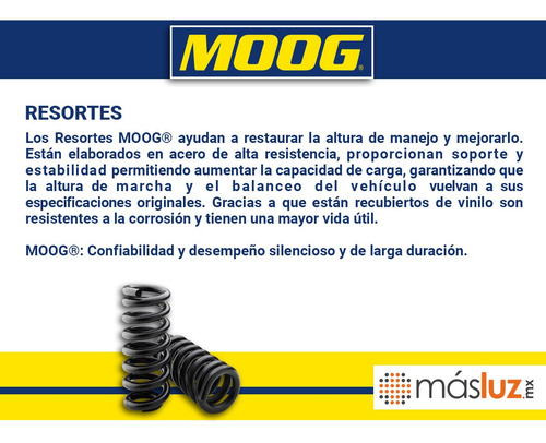 1 Pack Resortes Suspensin Delanteros Relay V6 3.5l 06 Moog Foto 4