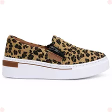 Tenis Iate Slip On Feminino Branco Super Leve Delicado