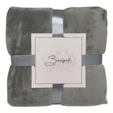 Frazada Polar Fleece Térmica - King A Super King - 3angeli Color Grey