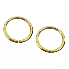 Terminais Argola P/correntes Ouro 18k-750 02 Peças S/frete