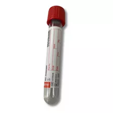 100 Tubos Tampa Vermelha 4ml P/coleta De Sangue A Vacuo 