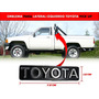 Loderas Pick Up Hule Logo Toyota 4 Piezas