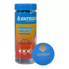 Pelota De Racquetball Ektelon Premiun Select Azul X3 