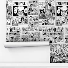 Papel De Parede Adesivo Naruto Quadrinhos Mangá 2,5m