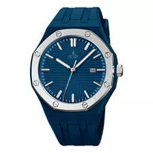 Reloj Hombre Seger 9299 Original Elegante Sport Silicona Color De La Malla Azul