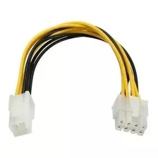 Adaptador Conector Energia Força 4 Pinos P/ 8 Pinos Atx Cpu