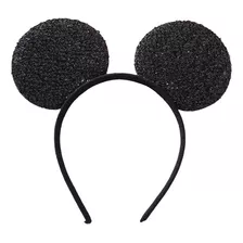 Orejas De Mickey Mouse Color Negro.