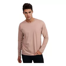 Camisa Camiseta Frio Inverno Algodão Fio Egipcio Manga Longa